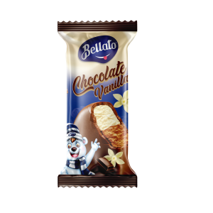 فانيلا + شوكولاتة مغطس بالشوكولاتة